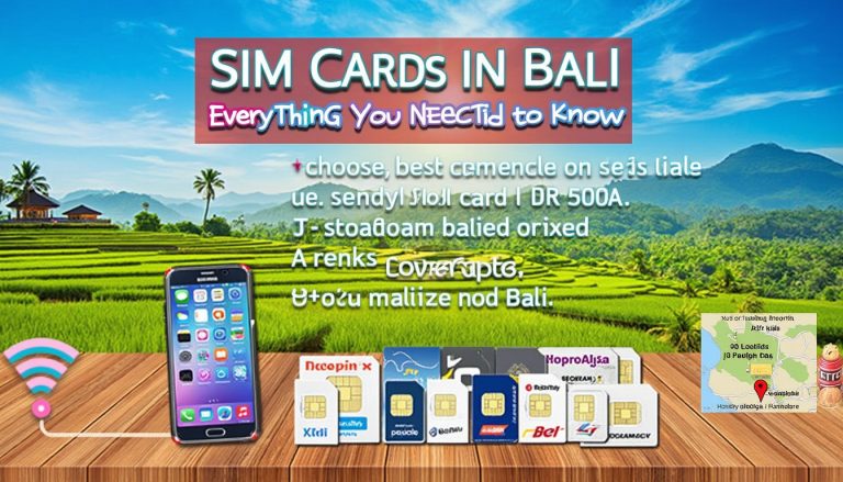découvrez tout ce qu'il faut savoir sur la carte sim à bali : options, prix, conseils d'achat et utilisation pour rester connecté pendant votre séjour sur l'île des dieux.